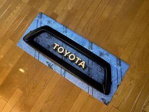 ◎ Трудно получить ◎ Редкий Toyota 210 215 Hilux Surf Поздний Toyota Embrem Front Grill Black Black 4 Runner Guard