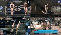 FINA（国際水泳連盟）２０２３世界水泳競技選手権モントリオール大会「女子シンクロ10ｍプラットフォーム飛込（決勝）」公式映像完全BD収録_画像10