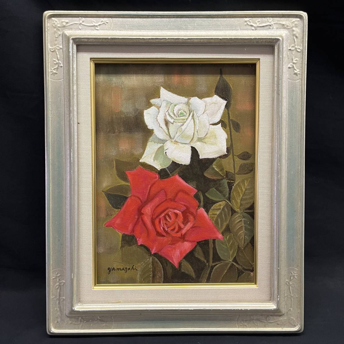 想像を超えての 自作 油絵 薔薇 6号 絵画/タペストリ - ambassademali.de