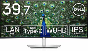 Dell U4021QW 39.7インチ 曲面モニター WUHD/IPS非光沢・5K2K/Thunderbolt 3/sRGB100%/Rec.709 100%/DCI-P3 98% 2025/10まで保証有