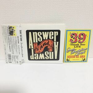 中古CD＋DVD★9mm Parabellum Bullet / Answer And Answer★ ステッカー付