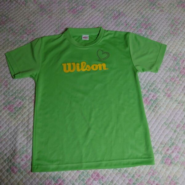 Wilson Tシャツ Xsmallサイズ ライムイエロー 中古品 