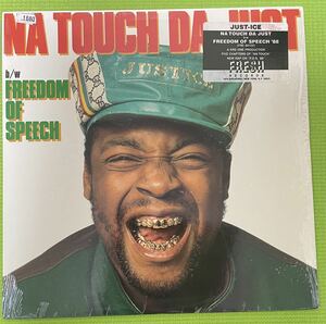 HIPHOP record ヒップホップ　レコード　JUST-ICE / NA TOUCH DA JUST / FREEDOM OF SPEECH '88