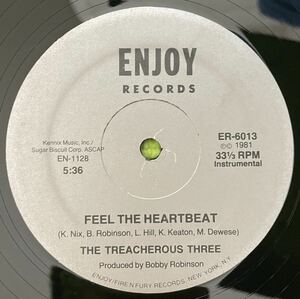 HIPHOP Record ヒップホップ　レコード　The Treacherous Three* Feel The Heartbeat 1981