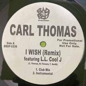 HIPHOP r&b soul record ヒップホップ　ソウル　レコード　Carl Thomas I wish remix lol cool j promo