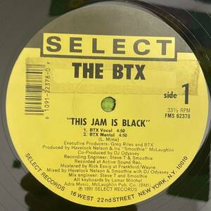 HIPHOP record ヒップホップ　レコード　BTX This Jam Is Black(12) 1991