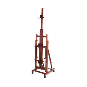  large H frame Studio easel multi-purpose easel adjustment possible picture easel stand moveable type . inclination Flat sketch /te sun for stand 