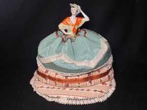  antique pincushion doll half doll figyu Lynn 