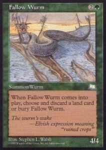 018100-002 WL/WTH 休耕地のワーム/Fallow Wurm 英1枚