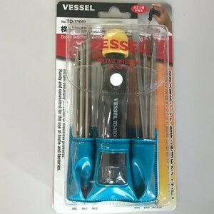 ベッセル　VESSEL 検電差替６本組ドライバーセット（低圧用）TD-1300L　　