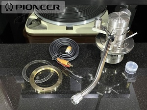 Pioneer PA-70 PL-70用 トーンアーム 純正ケーブル付属 リフターオイル補充済み Audio Station