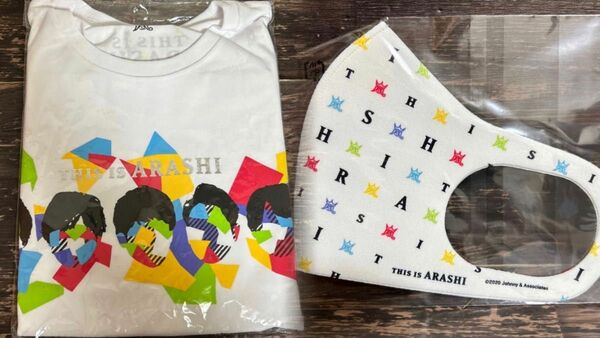 嵐 Tシャツ 白 ＆マスクTHIS IS ARASHI LIVE 2020.12.31