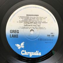 グレッグレイク LP UK盤 １９８３年作 10曲入 新品購入後1回聞いたのみ状態良好 manoeuvres ゲイリームーア EL＆P キングクリムゾン_画像8