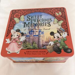 【ディズニー】【お菓子　空缶】 ディズニーシー　ディズニーランド　グッズ　カン　 小物入れ　ミッキー　ミニー　デイジー　ドナルド