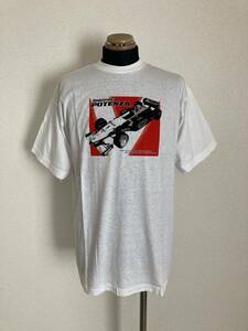 【POTENZA】Tシャツ L/XL相当 West Mcraren Mercedes ハッキネン 90s F-1 ブリヂストン 未使用品