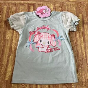 マイメロディー　カットソー　袖シフォン　Tシャツサイズ　110