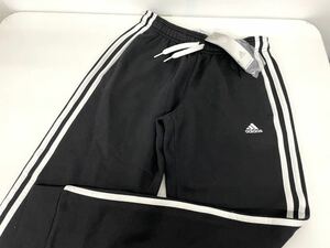 新品■アディダス adidas ボーイズ レディース 裏起毛 スウェットパンツ 160 ブラック GQ8897