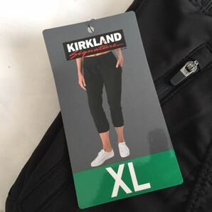 新品■KS カークランド レディース ジョガーパンツ アクティブパンツ XL ブラック スポーツウェア ランニング ヨガ 大きいサイズの画像5