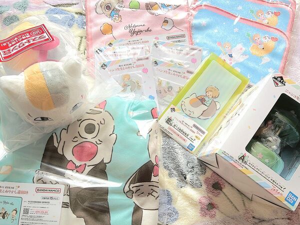 送料無料 新品未開封 夏目友人帳 一番くじ ニャンコ先生とあやかし遊園地 A賞 C賞 ラスワン ラストワン賞 ハンカチ