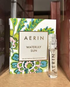 《送料無料》エアリン ウォーターリリー サン オーデパフューム 2ml サンプル ※未使用※ #AERIN EDP #睡蓮 #ベルガモット #ジャスミン