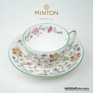 MINTON/ミントン　Haddon Hall/ハドンホール グリーン　カップ＆ソーサー　美品　(2)