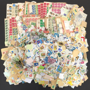 日本切手 使用済 鳥獣人物戯画 万国郵便連合100年記念 政府印刷事業百年 一寸法師 長野オリンピック 等 大量 約3.5kgの画像1