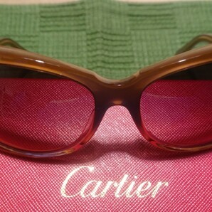 Cartier PARIS カルチェ サングラス(中古美品)【送料無料＊即日発送】Cartier PARIS 135 4098456Hand Maid in France cc