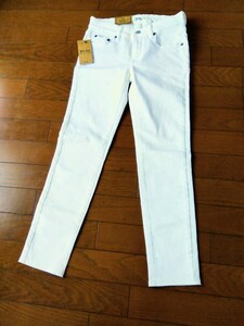  including carriage * new goods not yet have on tag attaching *POLO RALPH LAUREN white Denim skinny pants skinny denim white lady's 25 Ralph Lauren 