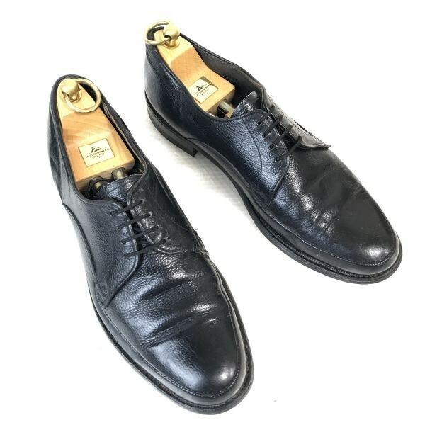 Vintage☆80s ARISTOCRAT?☆COMFORT ARCH/本革/グッドイヤー製法/Uチップ【9.5C/26.0-27.0/黒/BLACK】ビジネス/dress shoes◎CD-150