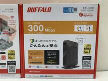 バッファロー Buffalo Wi-Fi無線LANルーター WSR-300HP + 中継器 WEX-G300 通電のみ_画像7