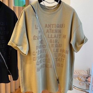 レディース tシャツ 半袖 おしゃれ トップス カーキ