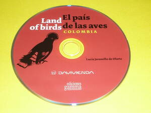 [Land of birds COLMBIA] принадлежности. DVD-RW1 листов только птица. страна Colombia 