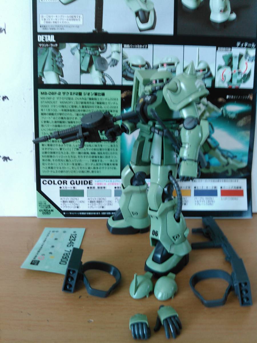 HG HGUC 1/144 ザクⅡ F2型 ジオン軍仕様 素組 完成品 ジャンク