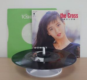 V-RECO◆7'EP-j◆即決◆本田美奈子◆8th【the Cross-愛の十字架- c/w:HEARTBEAT AWAY】■作詞・作曲：Gary Moore■WTP-17895■