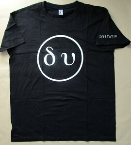  DYSTATIK Logo T-Shirt Black ギリシャ Electronic Music Label Dry_feel Cold Dark Wave/Gothic/ Post Punk / EBM /Industrial / Techno