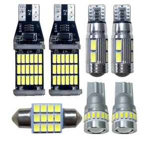 JB23W ジムニー 後期 爆連 T10 LED ルームランプ 7点セット 車内灯 ウェッジ球 電球 ナンバー灯 バックランプ ポジション