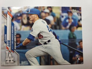 gavin lux Topps MLB 2020 update ゲビン・ラックス　ドジャース　ルーキー　rc ベースカード　大谷翔平　山本由伸　同僚