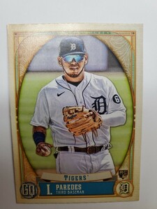 Isaac Paredes Topps gypsy queen 2021 アイザック・パレデス　wbc メキシコ代表　タイガース　現レイズ　ルーキー　rc ベースカード