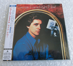 新品即決CD ジョージィ・フェイム Georgie Fame Right Now! 限定 紙ジャケ Stevie Wonder メロウ MPB サンバ ボサノヴァ ディスコ 70s 名盤