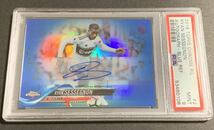 2018 Topps Chrome Premier League Ryan Sessegnon Auto /150 2 Fulham PSA 9 セセニョン　サイン　150枚限定　フラム　プレミアリーグ_画像1