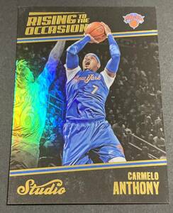 2016-17 Panini Studio Rising To The Occasion Carmelo Anthony No.RO-CA Knicks NBA カーメロ・アンソニー　ニックス　インサート