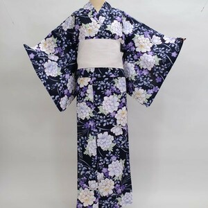  yukata single goods brand new for women high class change . weave cloth cotton 100% Japanese clothes kimono new goods ( stock ) cheap rice field shop NO17409