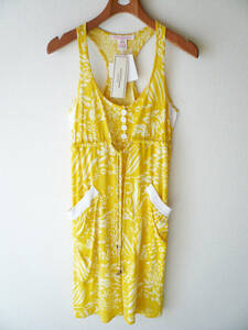 Charlotte ronson yellow One-piece unused Hawaii a in swimsuit swimwear Layered flower floral print 