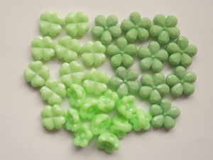  acrylic fiber * flower * Mix *LT green 