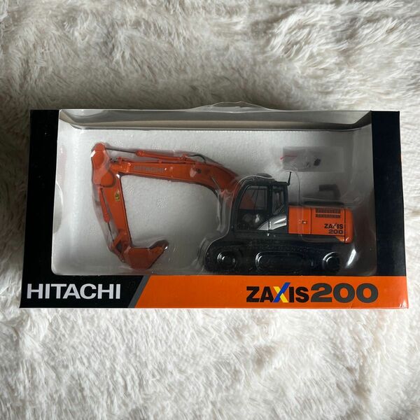 【新品未使用】　HITACHI 油圧ショベル　ZAXIS200 1/50模型　非売品