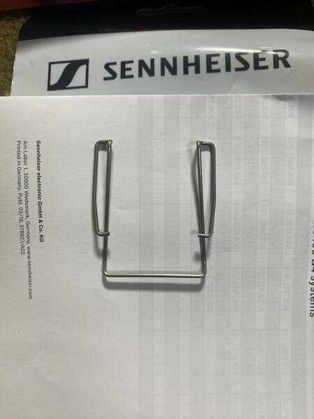 Belt Clip Only for Sennheiserゼンハイザ- Skシリ－ズ Transmitter Belt Pack新品処分価格最終