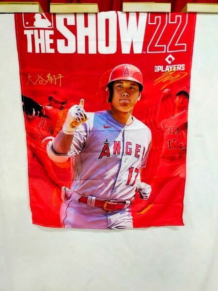 ⑨　タペストリー　大谷翔平選手　縦95cm・横73cm　エンゼルス　ポスター