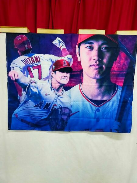 ⑥　タペストリー　大谷翔平選手　縦73cm・横95cm　エンゼルス　ポスター　ドジャース