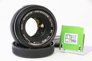 【同梱歓迎】【動作保証・点検済】良品■オリンパス OLYMPUS ZUIKO MC 50mm F1.8■かびくもりなし・絞り完動■3089