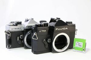 【同梱歓迎】実用■富士フイルム FUJIFILM FUJICA ST605II+ST701 ボディ■シャッター全速完動・露出計不良■5123